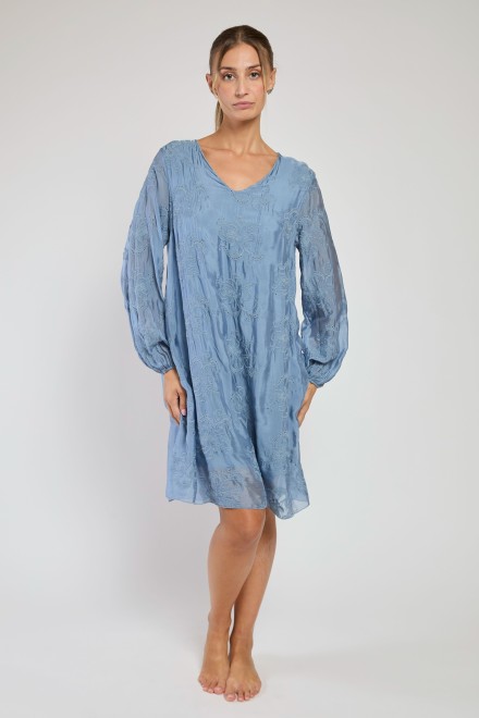 ABITO CORTO SUAVE DENIM