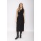 ABITO GILET LUNGO LA NUIT NERO