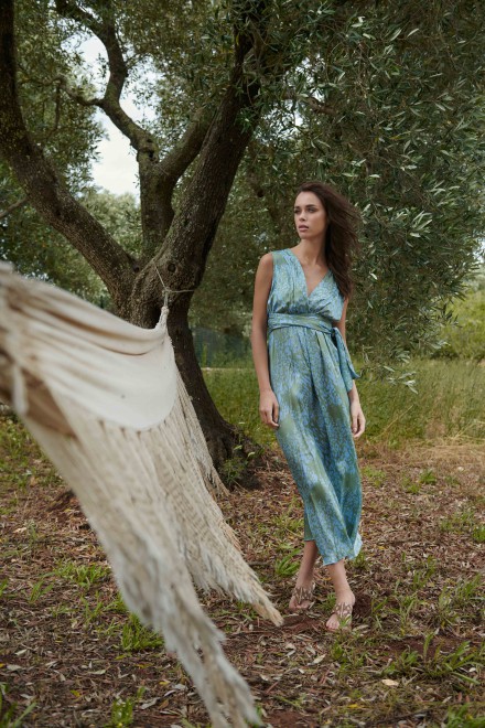 ABITO LUNGO ANIMALIER