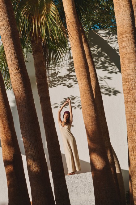 ABITO LUNGO LUREX ORO