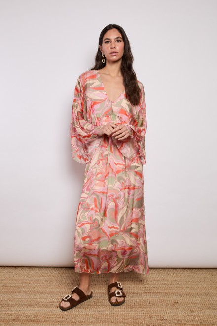 ABITO LUNGO SEVENTY ROSA