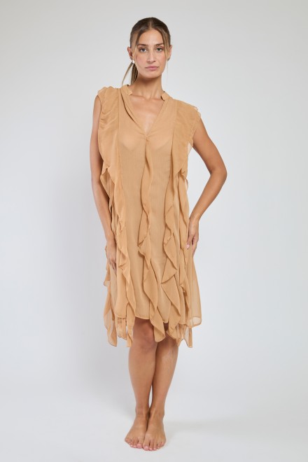 ABITO SMANICATO BALZE SIVIGLIA BEIGE