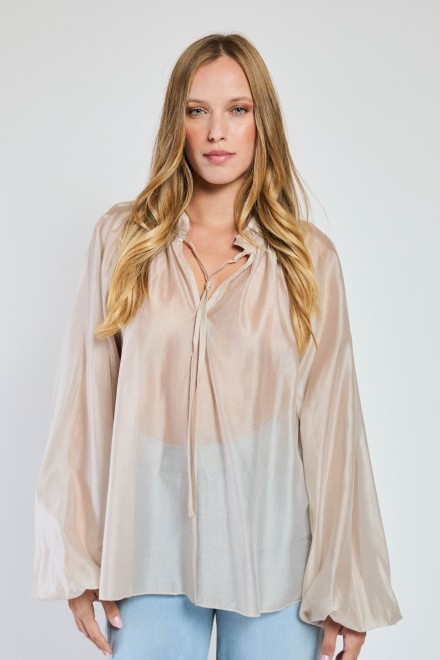 BLUSA COREANA GARZA SABBIA