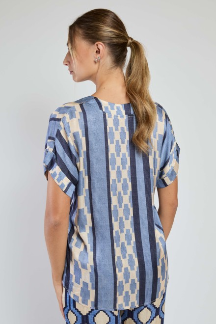 BLUSA ETNICO DENIM