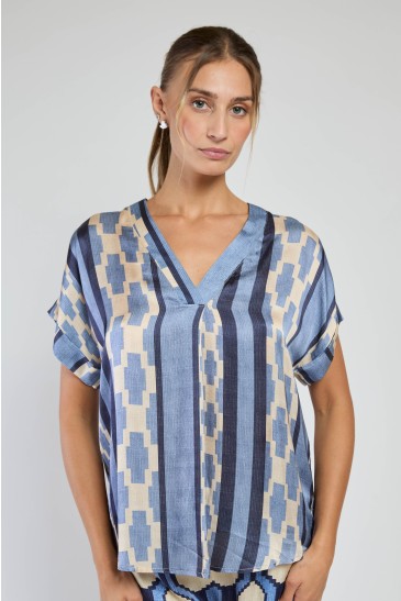 BLUSA ETNICO DENIM