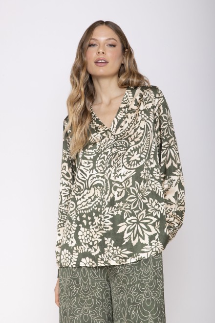 BLUSA MELANGER MILITARE