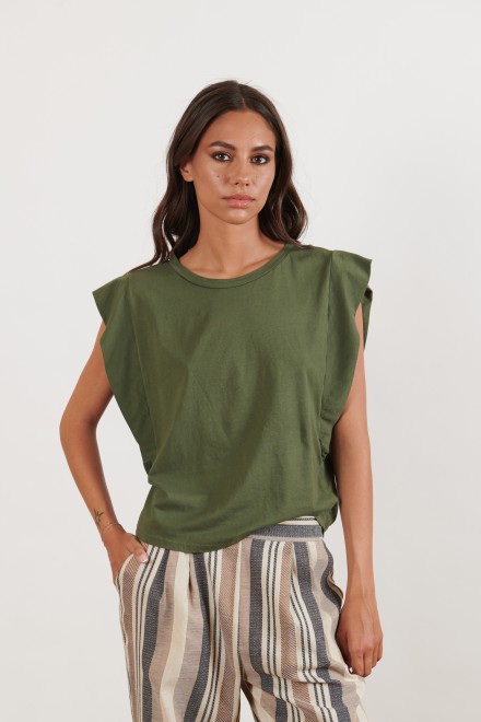 BLUSA SMANICATA VERDE