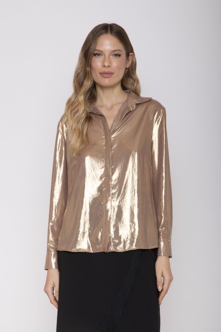 CAMICIA LUREX ORO