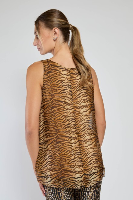 CANOTTA ANIMALIER NATURALE