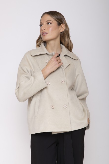 CAPPOTTO A MANTELLA BEIGE
