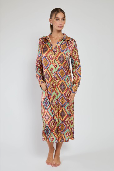 CHEMISIER KILIM MULTICOLOR