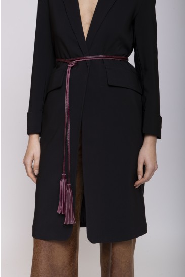 CINTURA LACCIO+NAPPA BORDEAUX