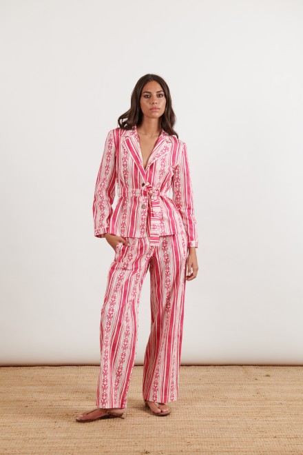 GIACCA GRECA FUXIA