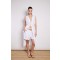 GILET LUNGO LINO BIANCO