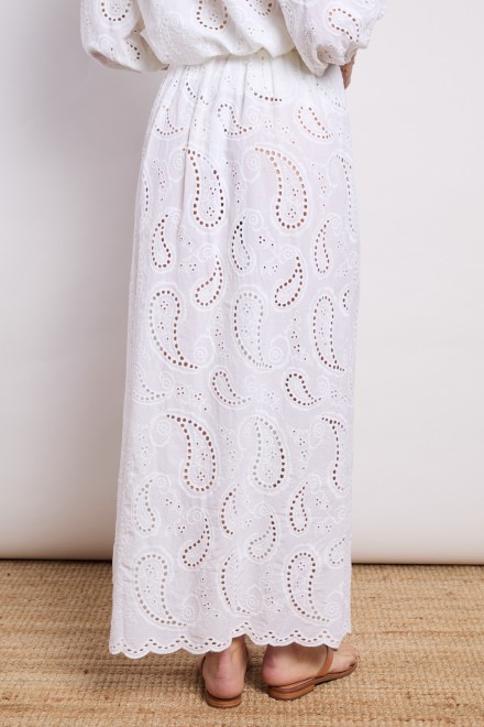 GONNA A PORTAFOGLIO SANGALLO BIANCO