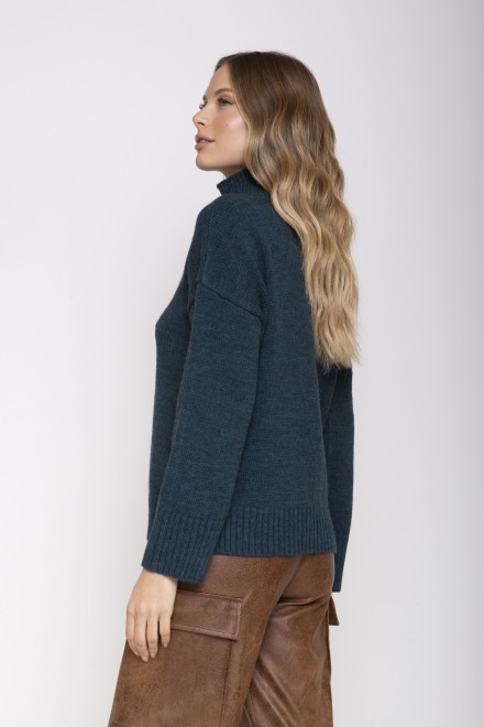 MAGLIA COLLO ALTO APERTO TRICOT OTTANIO