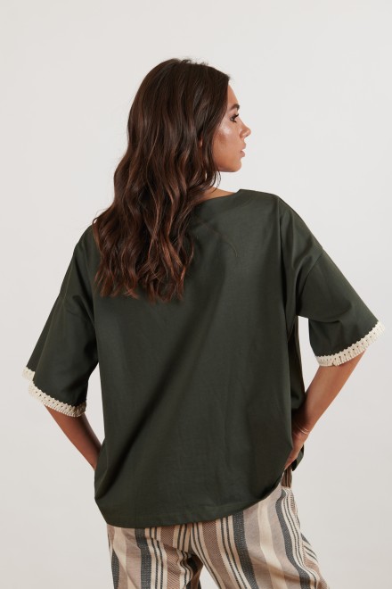 MAGLIA SCATOLINA GIROCOLLO MUSCHIO
