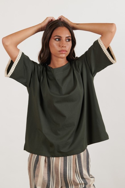 MAGLIA SCATOLINA GIROCOLLO MUSCHIO