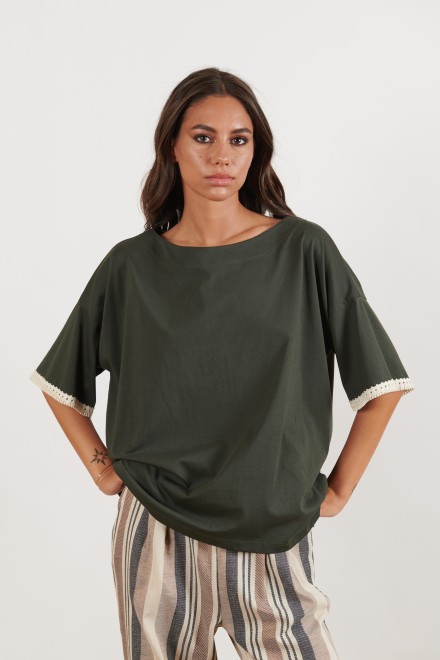 MAGLIA SCATOLINA GIROCOLLO MUSCHIO