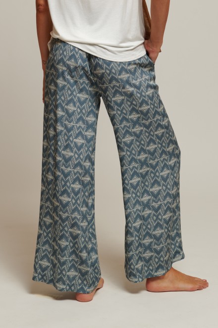 PANTALONE ANIMALIER DENIM