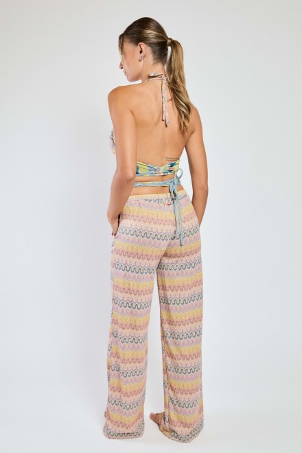 PANTALONE ARCOIRIS OTTANIO-LAVANDA