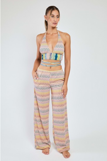 PANTALONE ARCOIRIS OTTANIO-LAVANDA