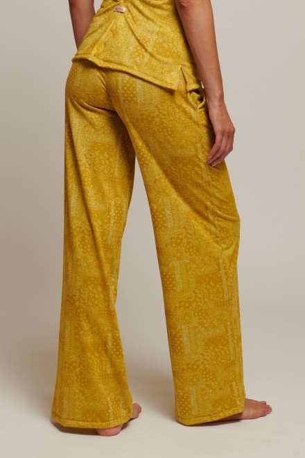 PANTALONE BANDANA GIALLO