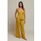 PANTALONE BANDANA GIALLO