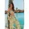 PANTALONE FOULARD VERDE