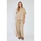 PANTALONE LINO CAMMELLO