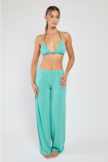 PANTALONE LUREX ACQUA