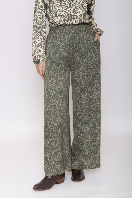 PANTALONE MELANGER MILITARE