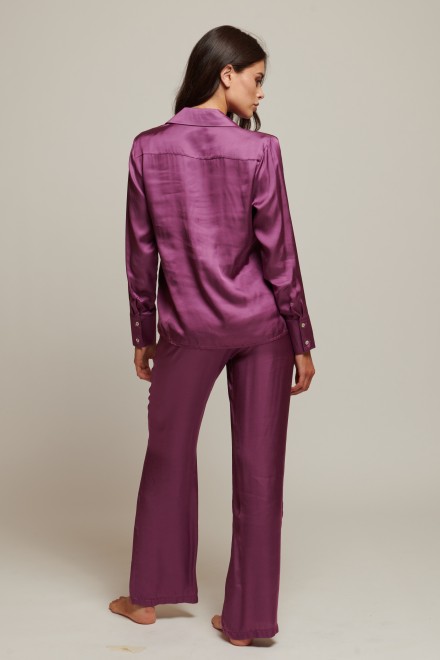 PANTALONE RASO MAGENTA