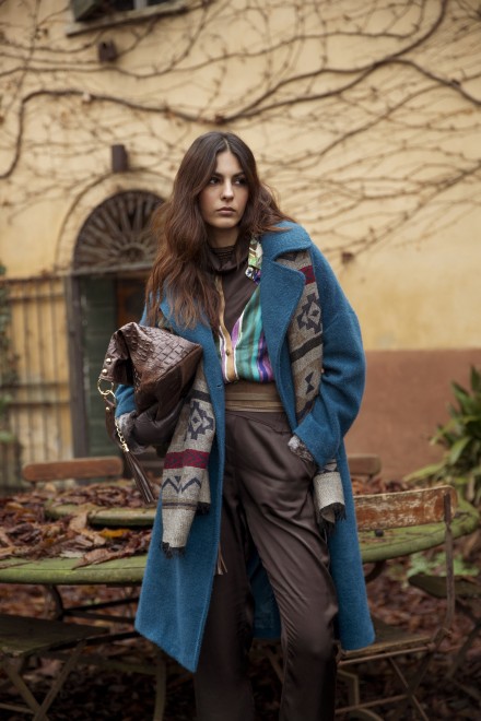 PANTALONE SATIN MOKA