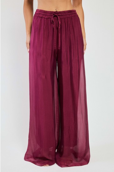 PANTALONE SUAVE BORGOGNA