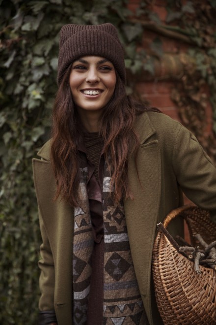 SCIARPA DISEGNO MORO