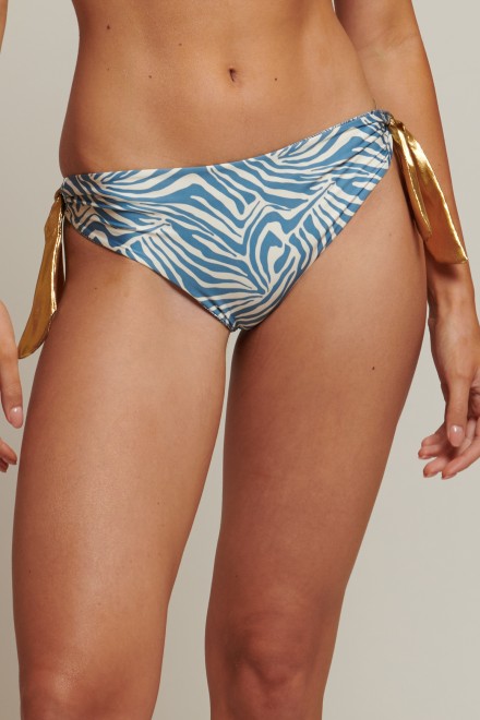 SLIP ALTO ANIMALIER DENIM