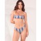 SLIP CHIUSO FOULARD DENIM