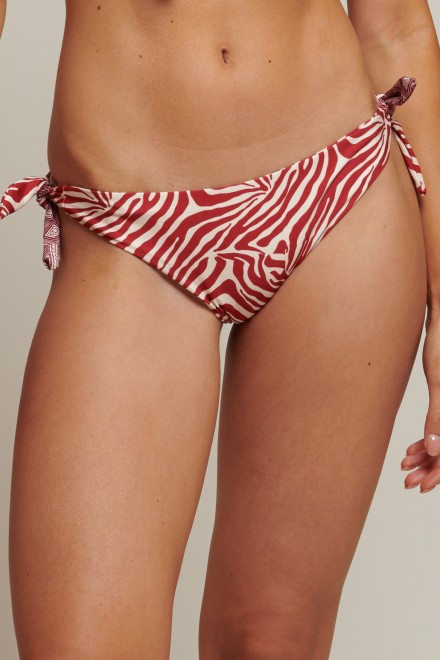 SLIP FIOCCHI ANIMALIER BORDEAUX