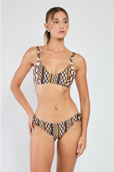 SLIP FIOCCHI ETNICO BISCOTTO