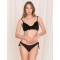 SLIP FIOCCHI PLUMES NERO