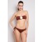 SLIP FIOCCHI TINTA UNITA CIOCCOLATO