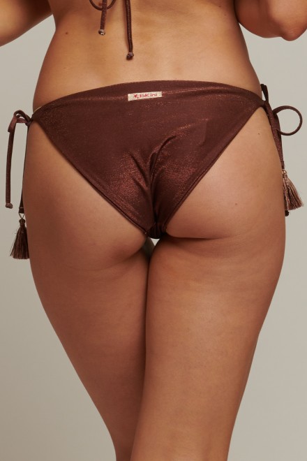 SLIP LACCI LUREX CIOCCOLATO