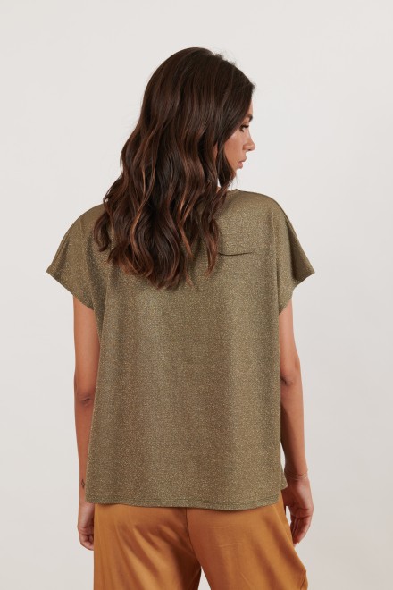 T-SHIRT LUREX OLIO