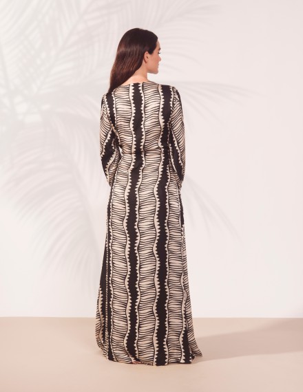 LONG WALLET DRESS FOULARD