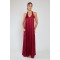 ECLIPSE LONG DRESS BORDEAUX