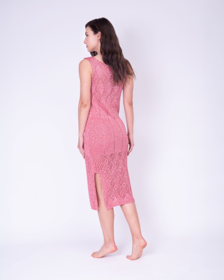 LONG KNITTED DRESS