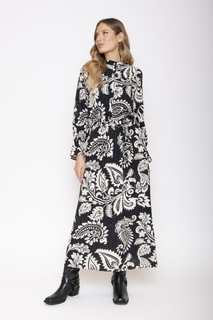 LONG DRESS LE JARDIN BLACK