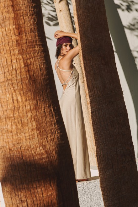 LONG LUREX DRESS GOLD