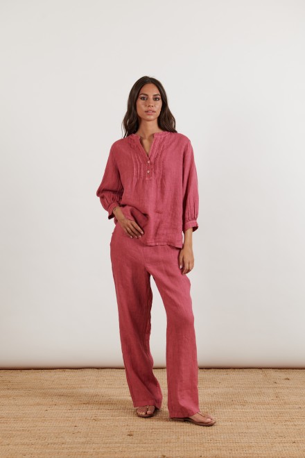 LINEN BLOUSE ONION